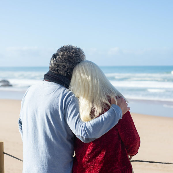 Couple on beach